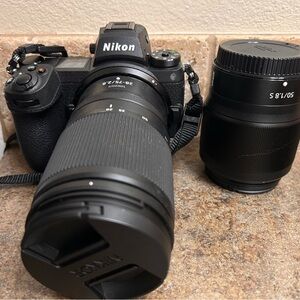 Nikon Black Digital Camera with Zoom Lens